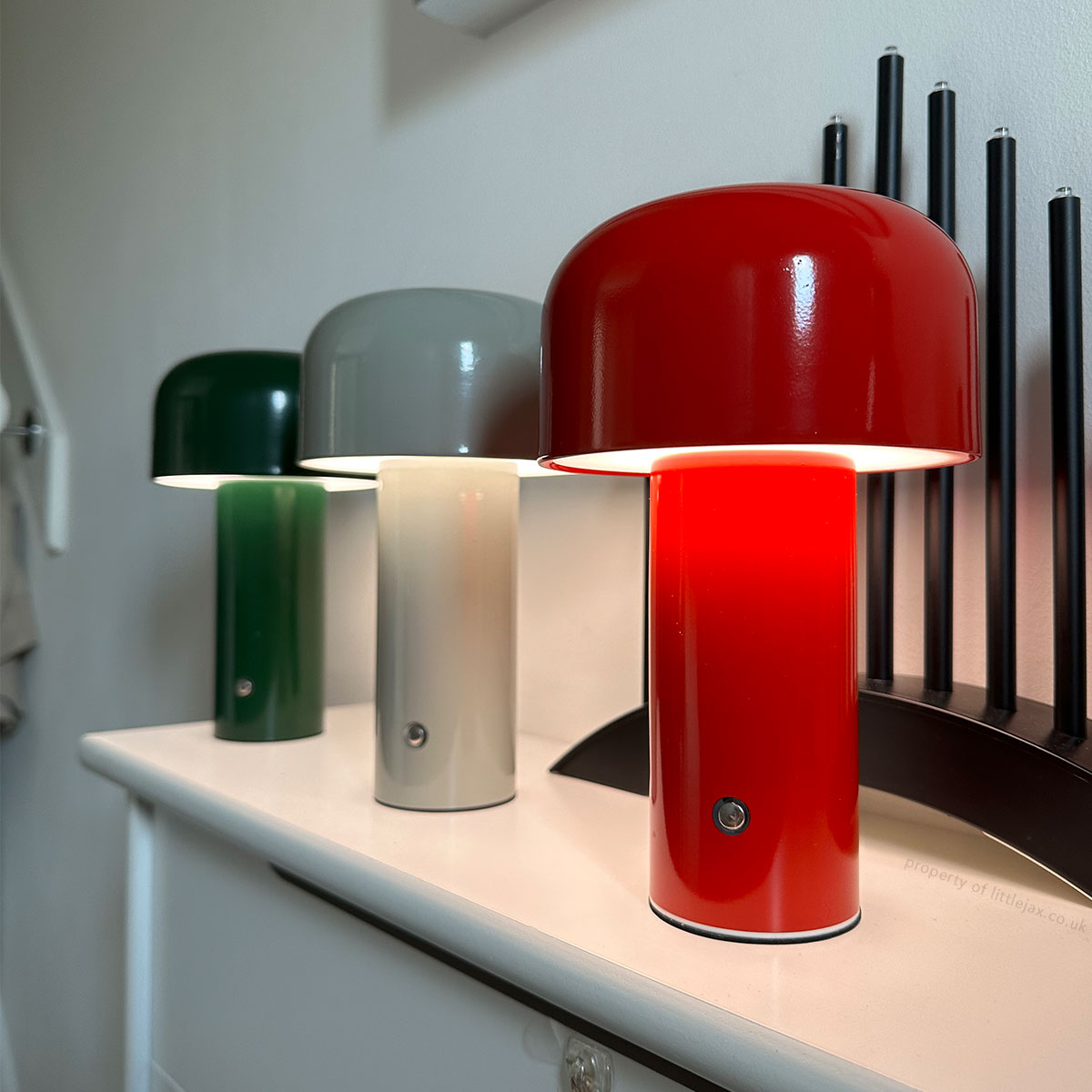 Wireless Mushroom Table Lamp | USB-C Rechargeable | 3 Brightness Levels | 8" Modern LED Light