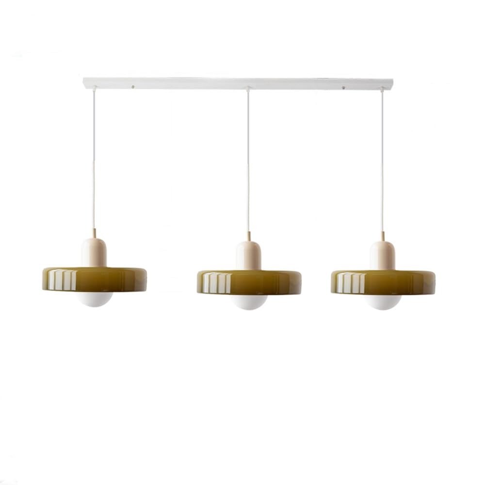 3-Light Glass Chandelier | 59.06 x 38.98 in | Contemporary Ceiling Fixture | Elegant Home Décor Lighting | Brick by Brick
