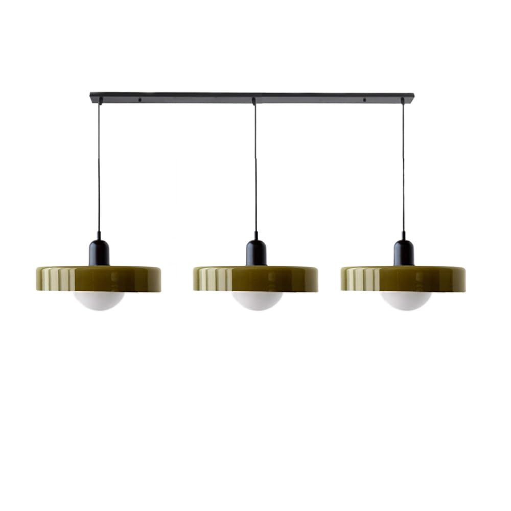 3-Light Glass Chandelier | 59.06 x 38.98 in | Contemporary Ceiling Fixture | Elegant Home Décor Lighting | Brick by Brick