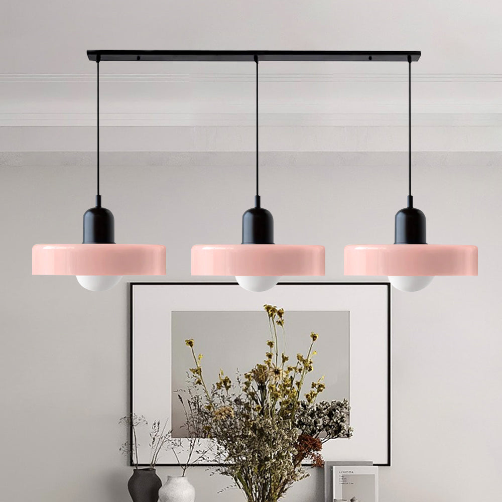 3-Light Glass Chandelier | 59.06 x 38.98 in | Contemporary Ceiling Fixture | Elegant Home Décor Lighting | Brick by Brick