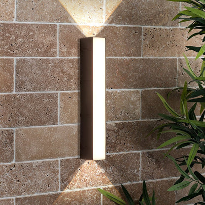 LED Outdoor Wall Light | 6.1–23.6 x 2.7 in | Sleek Long Tube Design | IP54 Rated Waterproof Fixture | Brick by Brick