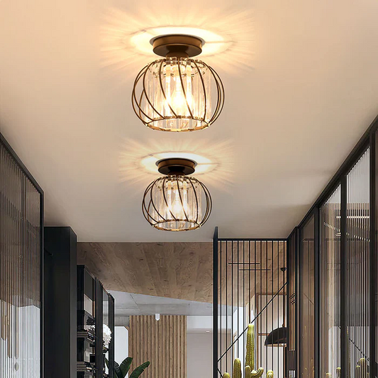 Nordic Glass Pendant Light | 6.3 in | Globular Shade | Modern Minimalist Lighting | Elegant Home Accent | Brick by Brick
