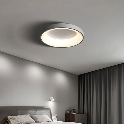 Simple LED Ceiling Light | Minimalist Modern Design | H1.97in | Warm Ambient Illumination | Elegant Home Fixture | Brick by Brick