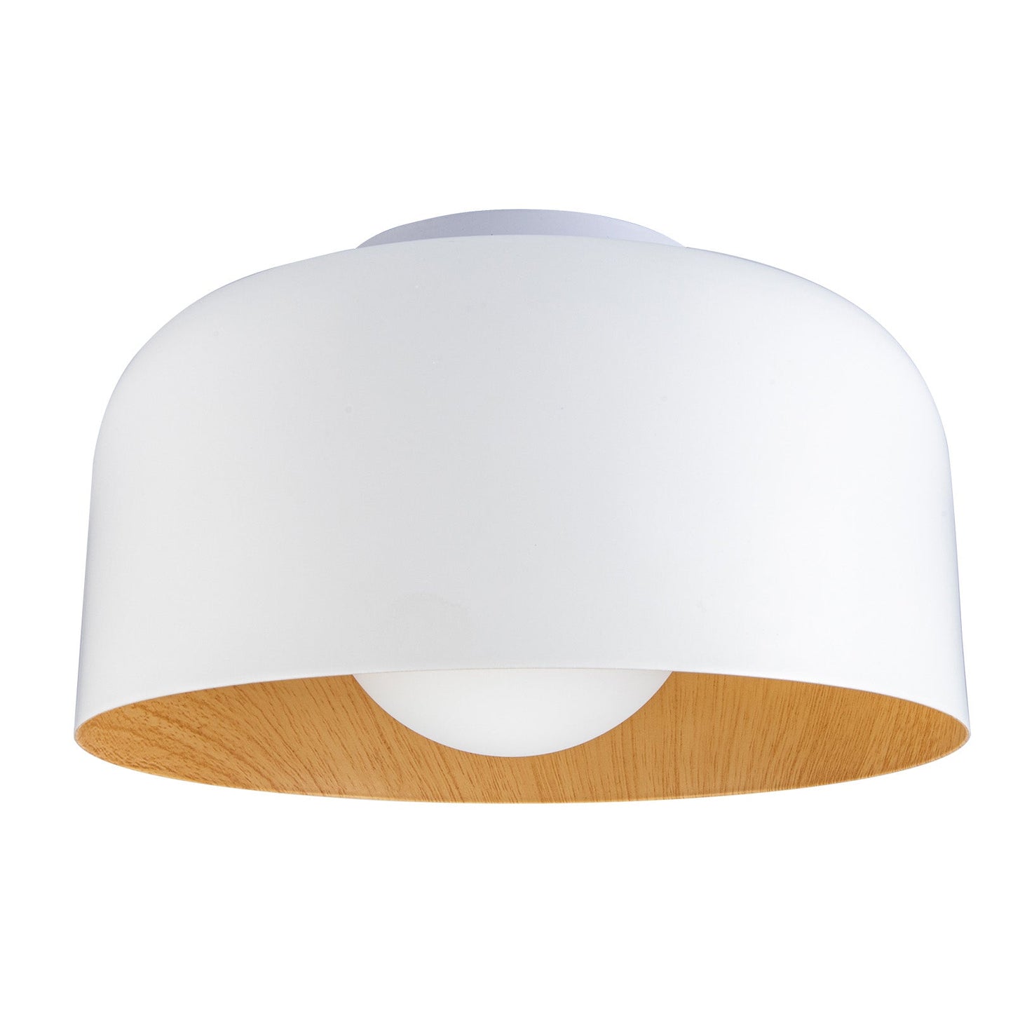 Minimalist Flush Mount Ceiling Light | D8.66 in × H5.12 in | Modern LED Fixture | Brick by Brick