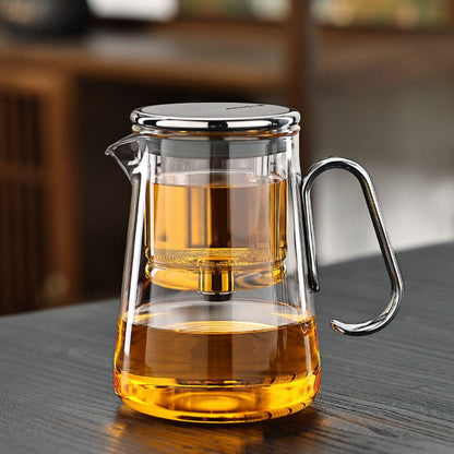 Magnetic Glass Teapot | 700ml | Precision Tea Maker | Borosilicate Glass & Stainless Steel | Brick by Brick