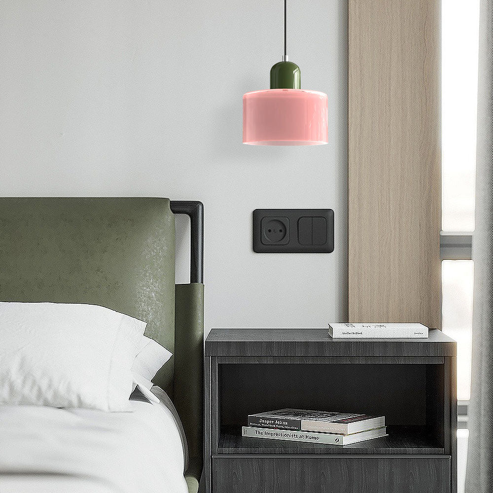 Bauhaus Glass Pendant Light | Modern Globe Design | Adjustable Ceiling Lamp | Brick by Brick