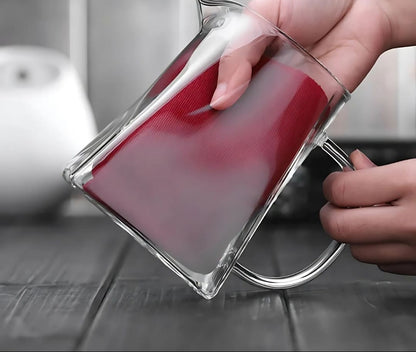 Borosilicate Glass Teapot | 350 - 950ml | Heat-Resistant Loose Leaf Teapot with Infuser | Modern Glass Teapot | Brick by Brick