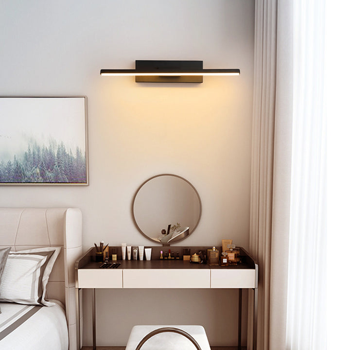 Modern Rotatable LED Wall Light | Black Metal | 12" Pivot Arm | Brick by Brick