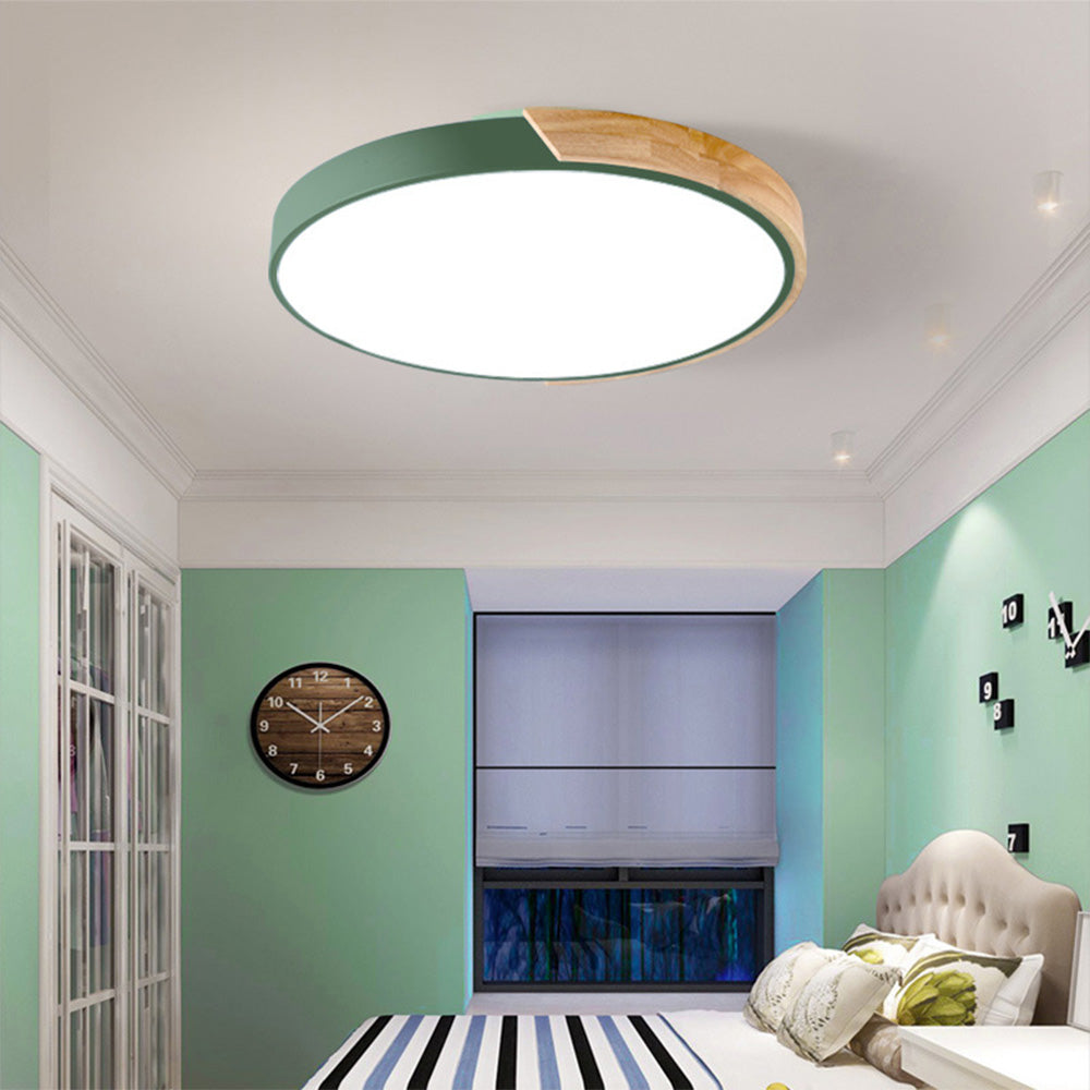Colorful LED Round Ceiling Light | Modern Acrylic Fixture | Vibrant Decorative Lighting | Brick by Brick