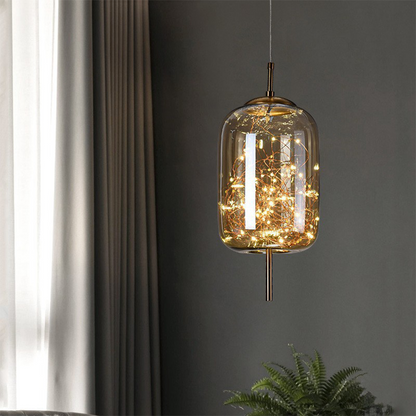 Nordic Pendant Light | Luxury LED Lighting | Modern Glass Pendant | Energy-Efficient Home Décor | Brick by Brick