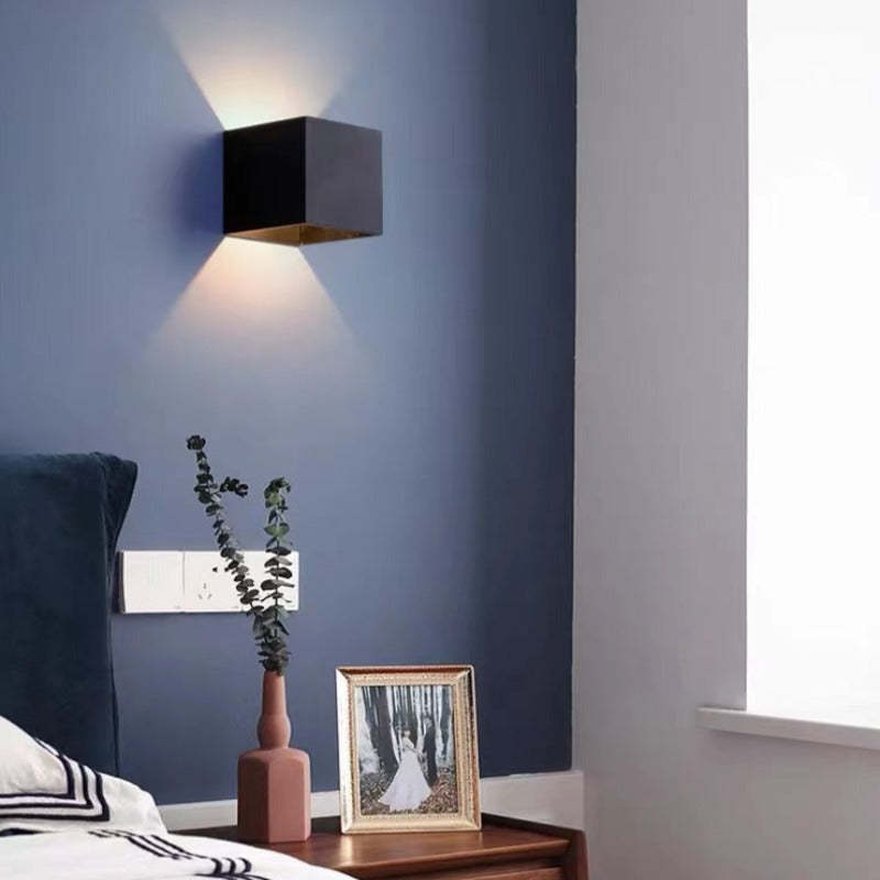 Adjustable Square LED Outdoor Wall Light | H3.9 in | Orr Style | 6-10W | Multiple Colour & Temp Options | Brick by Brick