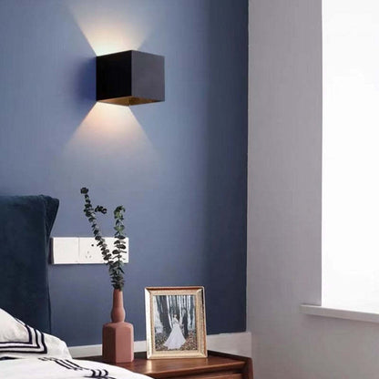 Adjustable Square LED Outdoor Wall Light | H3.9 in | Orr Style | 6-10W | Multiple Colour & Temp Options | Brick by Brick