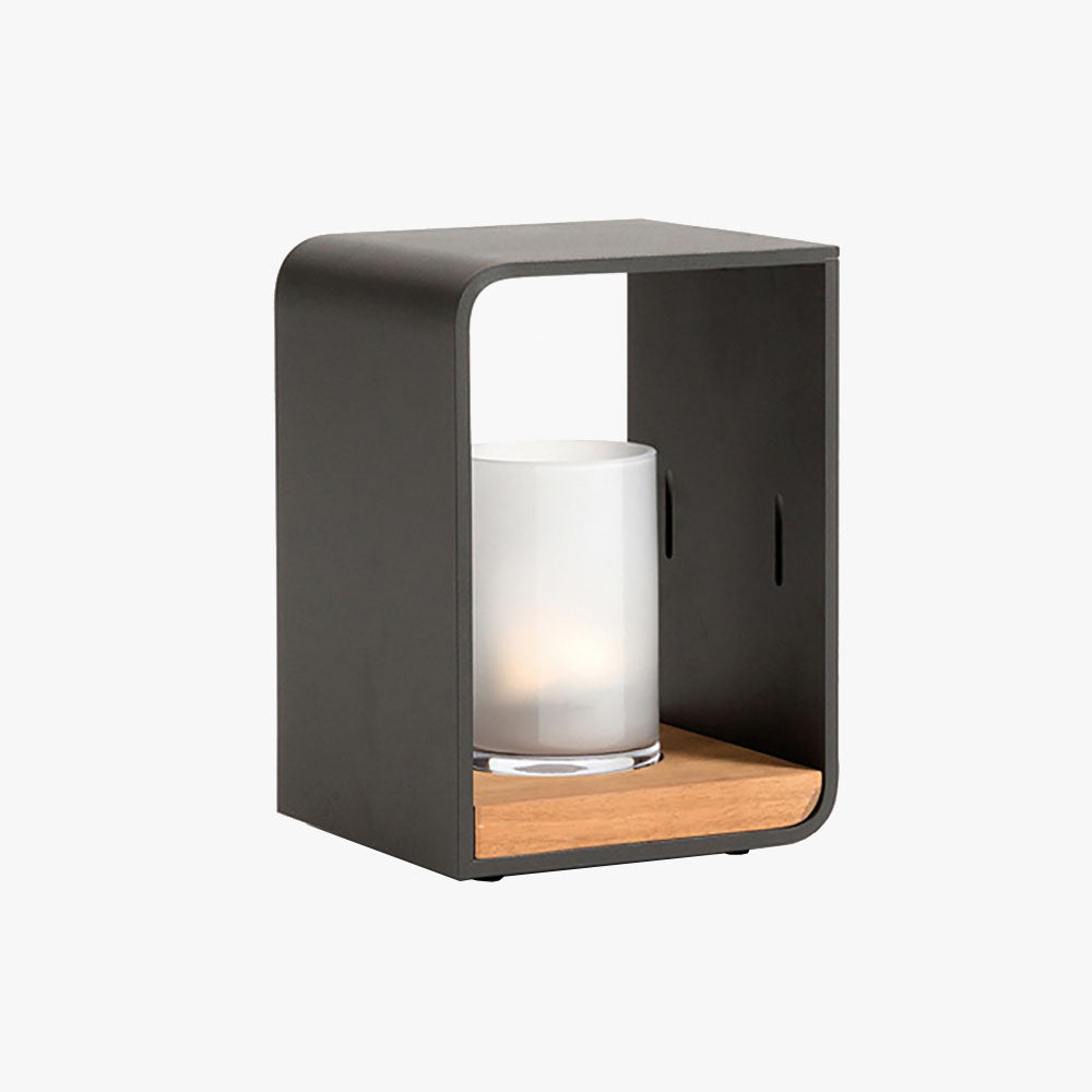 Orr Solar Outdoor Floor Lamp | 7.8 x 11 in / 18.9 in / 26.7 in | Cuboid Minimalist LED | IP65 Weatherproof | Brick by Brick
