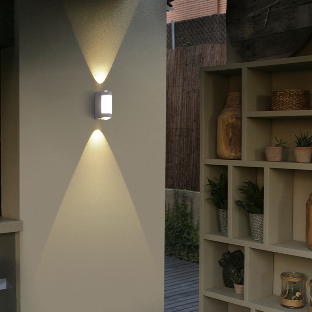 Orr Nordic Up-Down Outdoor Wall Lamp | 3.9″ × 1.97″ | Black or White | IP65 LED | Dual Direction | Brick by Brick