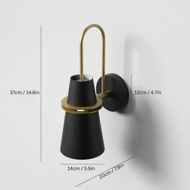 Modern Nordic Wall Sconce | Minimalist Scandinavian Design | Elegant Bedroom Lighting | Brick by Brick