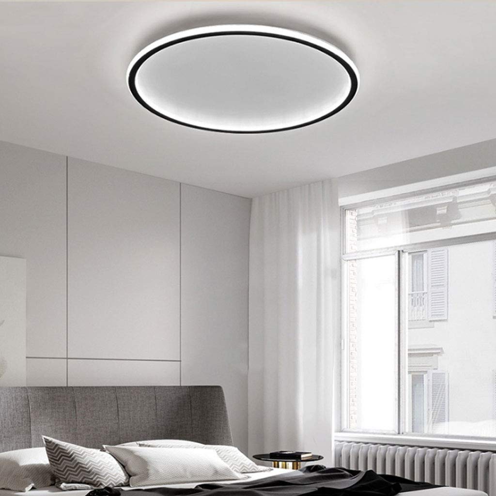 Ultra-Thin Modern Ceiling Light | Flush Mount LED for Low Ceilings | Round & Dimmable