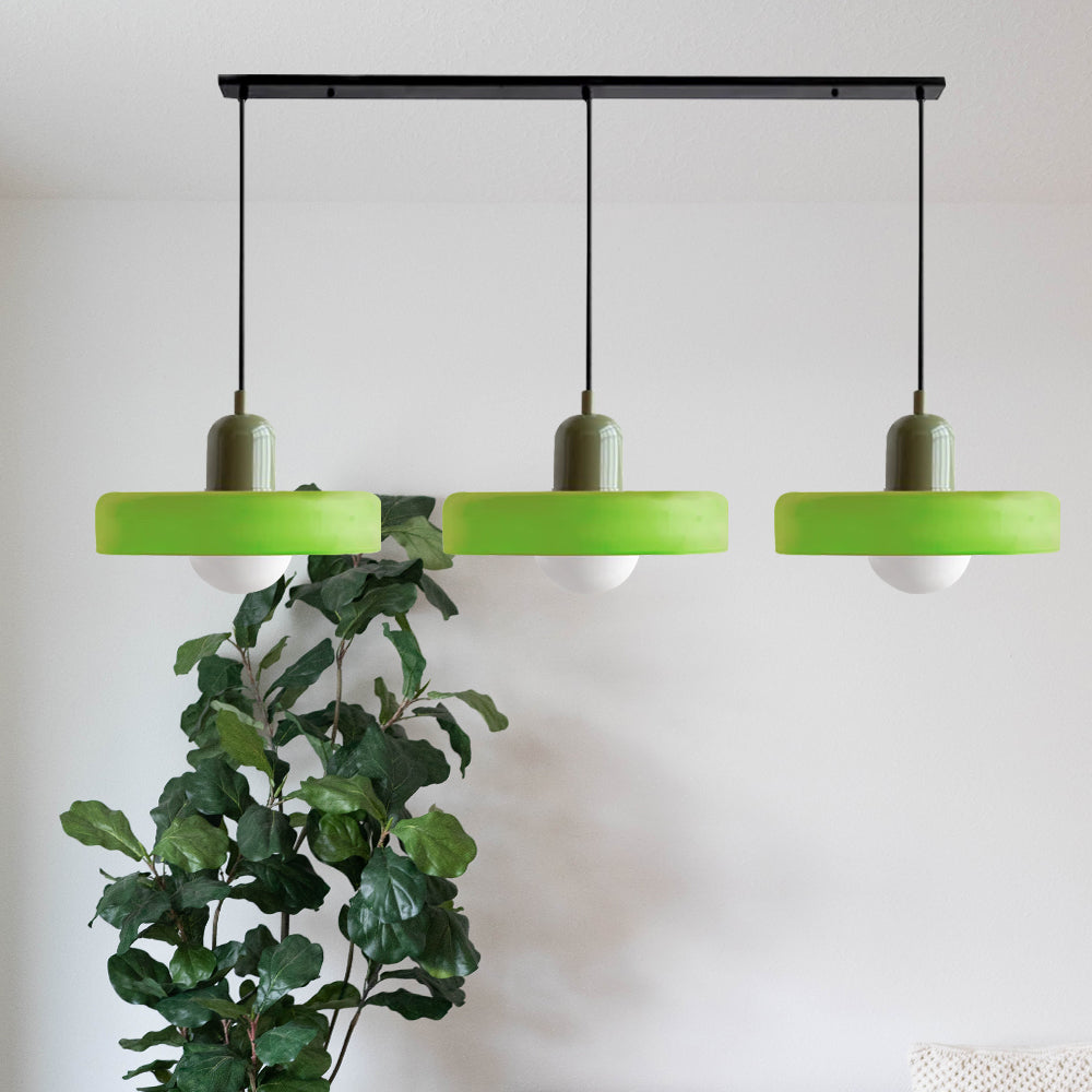 3-Light Glass Chandelier | 59.06 x 38.98 in | Contemporary Ceiling Fixture | Elegant Home Décor Lighting | Brick by Brick