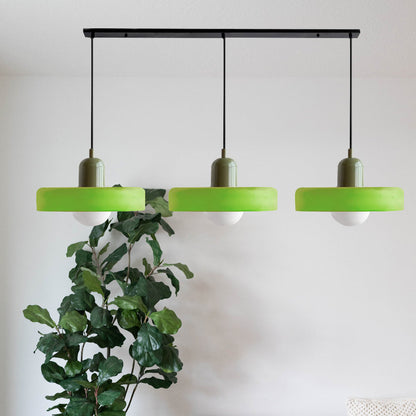 3-Light Glass Chandelier | 59.06 x 38.98 in | Contemporary Ceiling Fixture | Elegant Home Décor Lighting | Brick by Brick