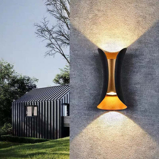 Waterproof LED Wall Lamp | 7.9–11.8 x 3.9–4.7 in | Aluminum & Glass | IP65 Rated Modern Outdoor Lighting | Brick by Brick