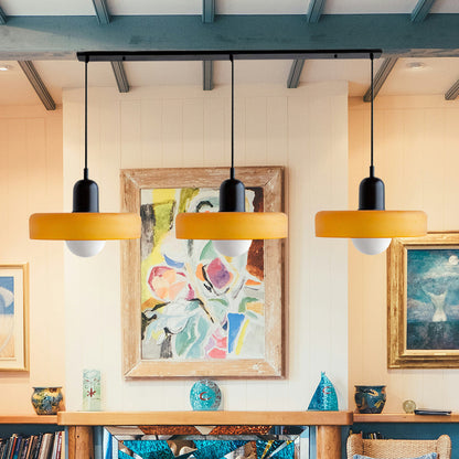 3-Light Glass Chandelier | 59.06 x 38.98 in | Contemporary Ceiling Fixture | Elegant Home Décor Lighting | Brick by Brick