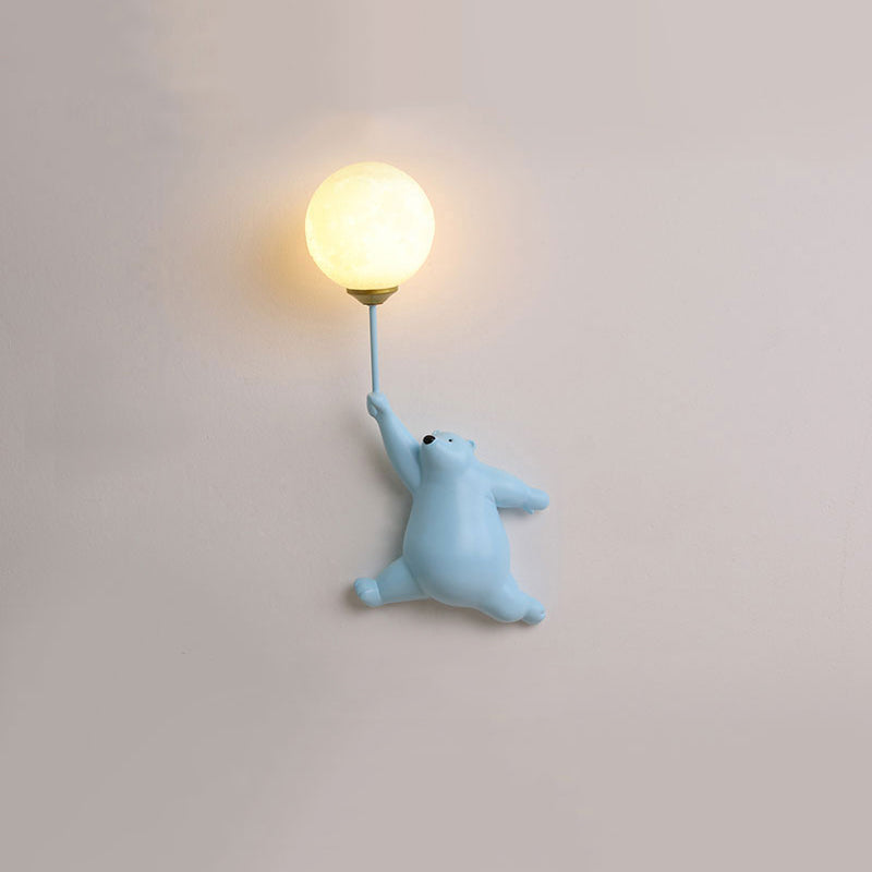 Bear Balloon Ceiling Light | 6.7 x 14.2 in | LED Kids Flush Mount | 3 Colors | Brick by Brick