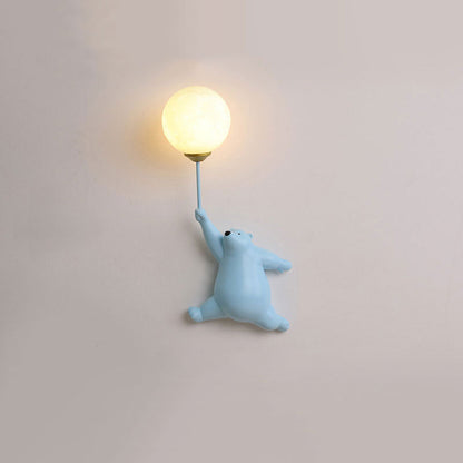 Bear Balloon Ceiling Light | 6.7 x 14.2 in | LED Kids Flush Mount | 3 Colors | Brick by Brick