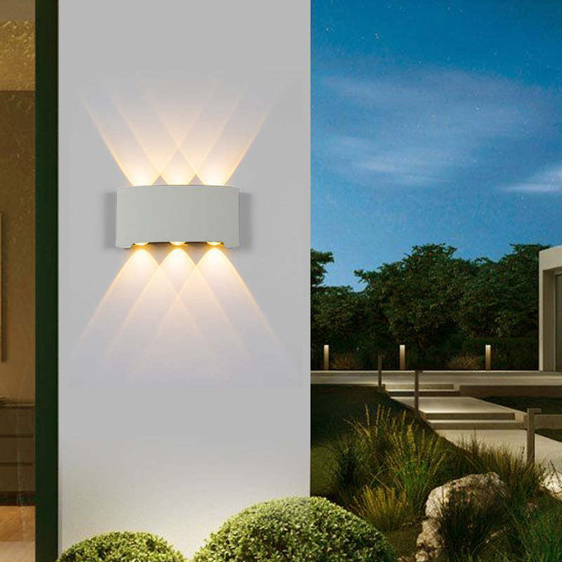 Waterproof RGB LED Wall Light | 3.15 x 3-12.4 in | Aluminum Outdoor & Indoor | Energy-Efficient | Brick by Brick