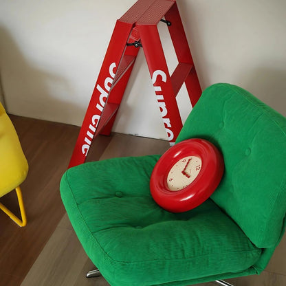 Bagel Wall Clock | 11.4 × 2 in | Silent Quartz Movement | Retro Modern Home Decor | Brick by Brick