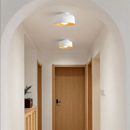 Minimalist Flush Mount Ceiling Light | D8.66 in × H5.12 in | Modern LED Fixture | Brick by Brick