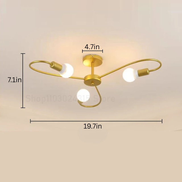 Modern Industrial Ceiling Lamp | L19.69-32.68 in | E27 Pendant Light | Retro Iron Chandelier | Brick by Brick