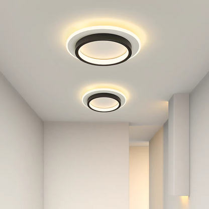 Sleek LED Hallway Ceiling Lamp | 8.3" or 9.4" Metal & Acrylic Fixture | Energy-Saving | Brick by Brick