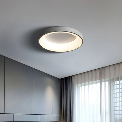 Simple LED Ceiling Light | Minimalist Modern Design | H1.97in | Warm Ambient Illumination | Elegant Home Fixture | Brick by Brick