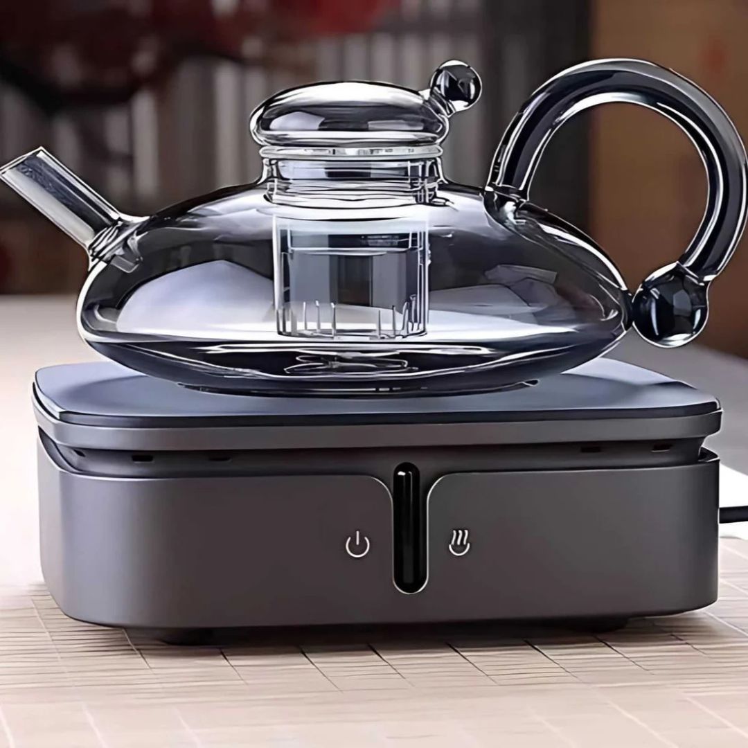 Electric Ceramic Hot Plate | 1000W Portable Heater | Adjustable Temperature | Brick by Brick