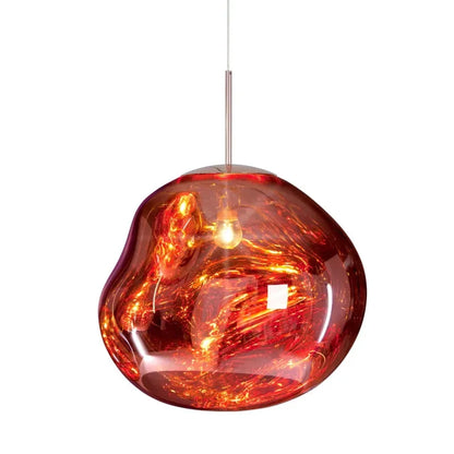 Glass Globe Pendant Light | 7.9 - 15.0 in | Glass Pendant | 4 Colors | Metal Frame | Brick by Brick
