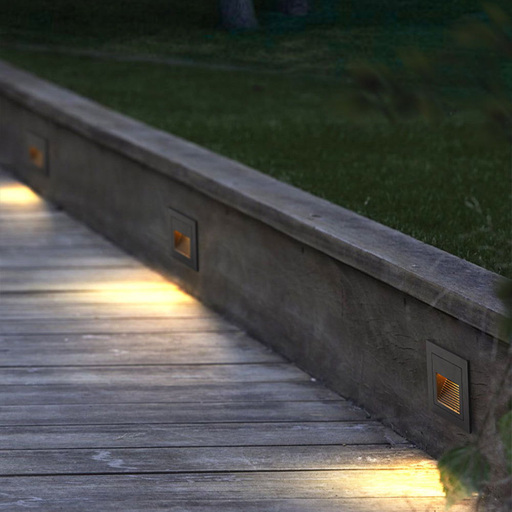Orr Outdoor Deck Step Light | 2.4 - 8.3 in | Waterproof LED Pathway Light | Garden & Stair Safety | Brick by Brick