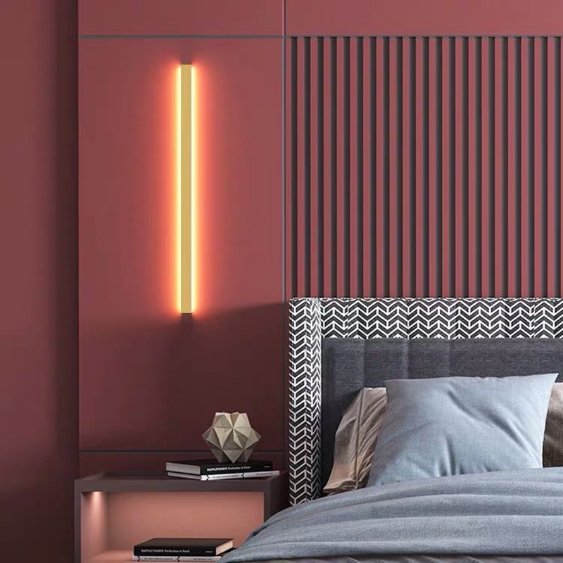 Minimalist LED Linear Wall Lamp | Modern Metal & Acrylic Fixture | 23.6–47.2 in | Brick by Brick