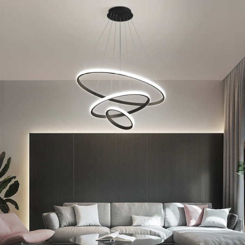 Modern Ring Pendant Light | 7.9 - 15.8 in | Metal & Silicon | Dimmable | Indoor | Brick by Brick