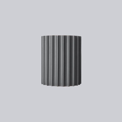 Semi-Cylindrical Resin Wall Light |  5.5 x 6.5 in | Orr Postmodern | White, Green, Orange, Grey, Dark Blue | Brick by Brick