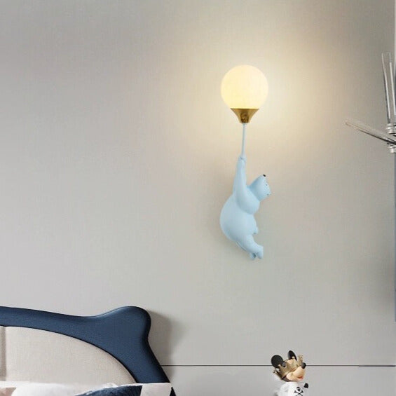 Bear Balloon Ceiling Light | 6.7 x 14.2 in | LED Kids Flush Mount | 3 Colors | Brick by Brick
