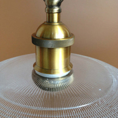 Retro Glass Pendant Light | 5.9 x 7.9 in | Industrial Loft Design | Colorful Glass Shades | E27 Bulb | Adjustable Cord | Brick by Brick