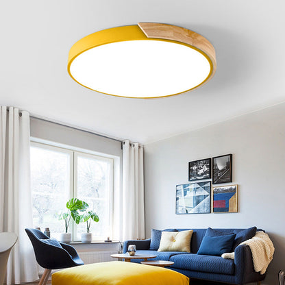 Colorful LED Round Ceiling Light | Modern Acrylic Fixture | Vibrant Decorative Lighting | Brick by Brick