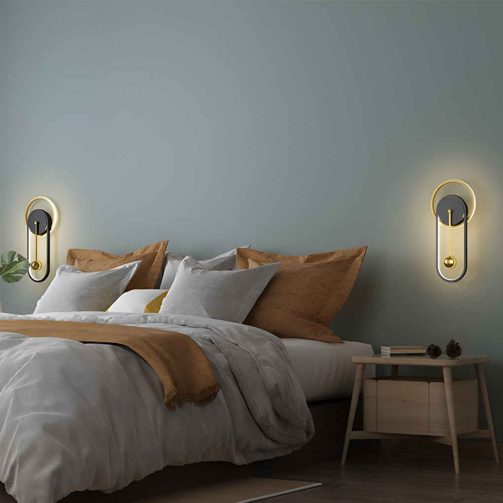 Wall Clock | Led Light | Silent Movement | Ambient Glow | Creative Modern Design