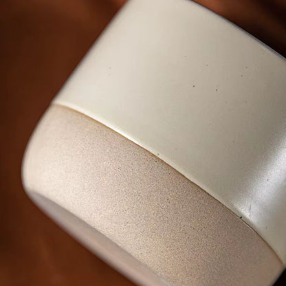 Vintage Ceramic Coffee Mug | 100 - 230 ml | Rustic Stoneware Design | Dishwasher Safe | Brick by Brick