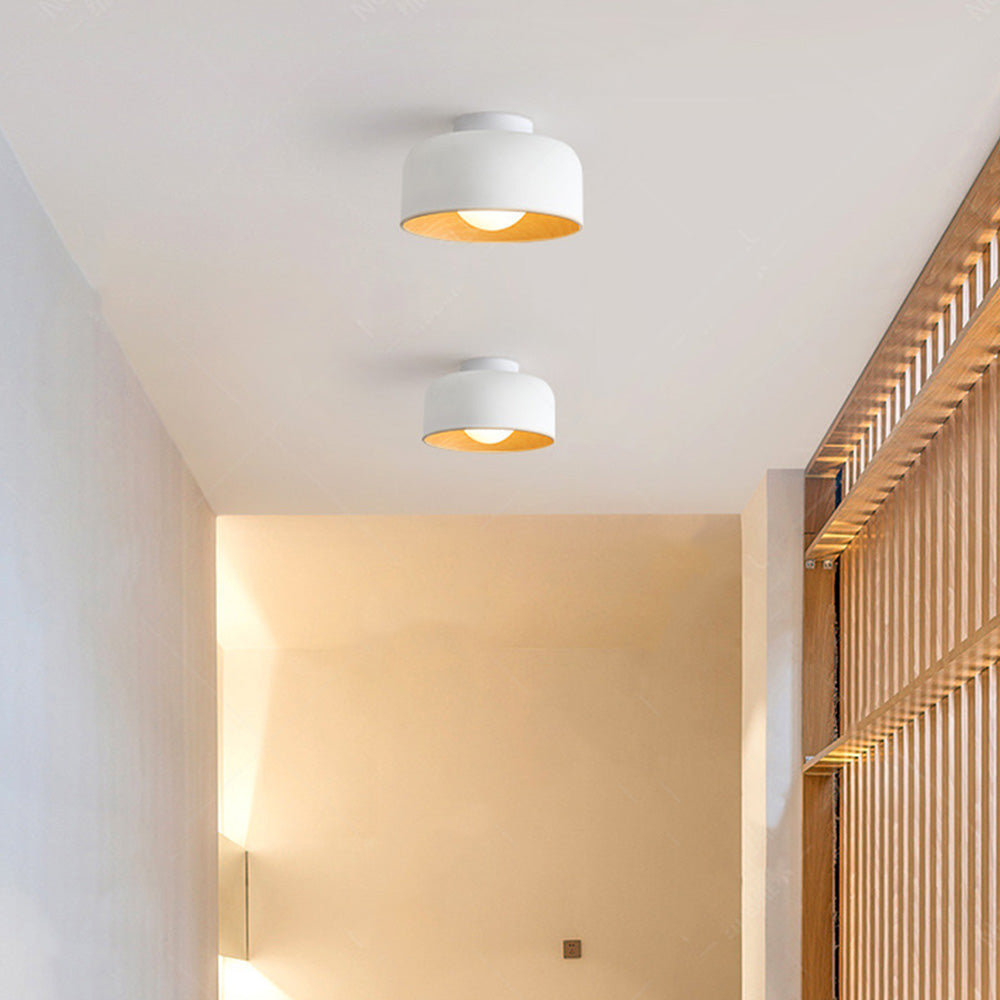 Minimalist Flush Mount Ceiling Light | D8.66 in × H5.12 in | Modern LED Fixture | Brick by Brick