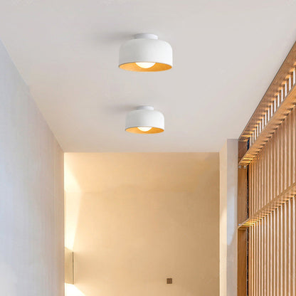 Minimalist Flush Mount Ceiling Light | D8.66 in × H5.12 in | Modern LED Fixture | Brick by Brick