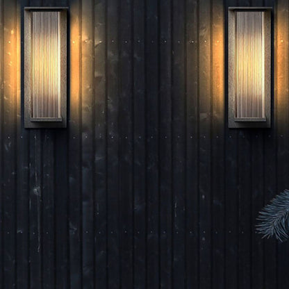 Outdoor LED Wall Light | 7.1"/14.2"/19.7" | Black Metal & Acrylic | IP54 Waterproof | Modern Design | Brick by Brick