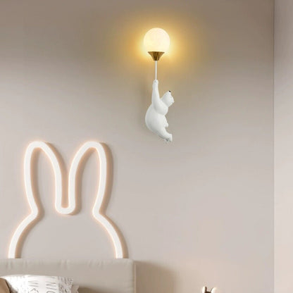 Bear Balloon Ceiling Light | 6.7 x 14.2 in | LED Kids Flush Mount | 3 Colors | Brick by Brick