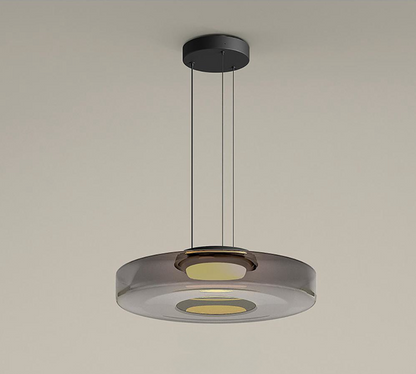 Creative Glass Pendant Lamp | Single layers- Three Layers | Modern Round Design | Warm LED Hanging Light | Brick by Brick