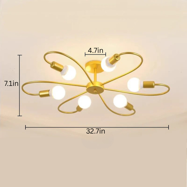Modern Industrial Ceiling Lamp | L19.69-32.68 in | E27 Pendant Light | Retro Iron Chandelier | Brick by Brick