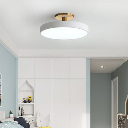 Modern Flush Mount Ceiling Light | 5.9×11.8–23.6 in | LED Round Fixture | Hardware + Acrylic | Brick by Brick